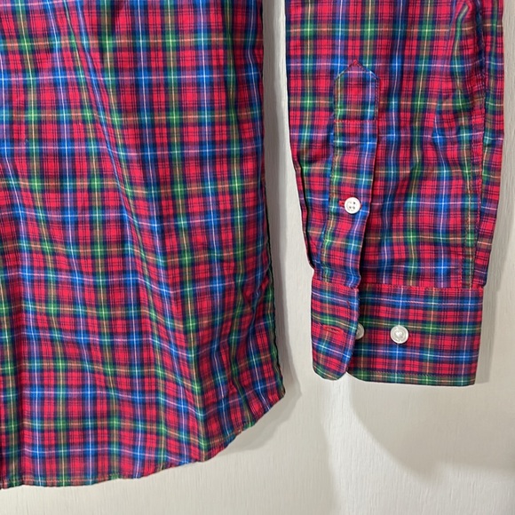 LAUREN RALH LAUREN BOYS  BUTTON DOWN SHIRT PLAID Sz14 - Picture 9 of 10